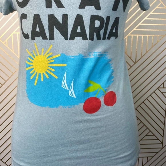 Chaser Hotel Gran Canaria‎ Graphic T-shirt Blue - Picture 5 of 10